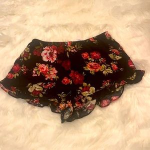Floral Shortie Shorts